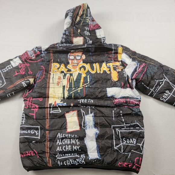 Jean-Michel Basquiat x Members Only 'Alchemy' Puffer Jacket Sz L (565) - Picture 2 of 13